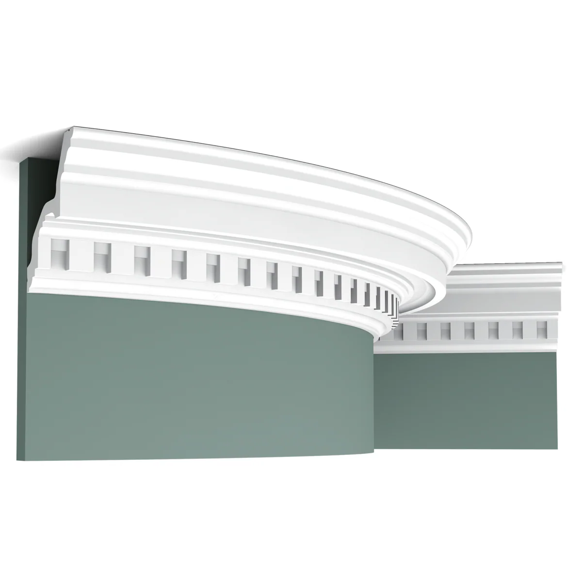 C211F Flexible Corniche plafond Orac Decor - 11,5x11x200cm (h x p x L) - moulure décorative polyuréthane - Image 2