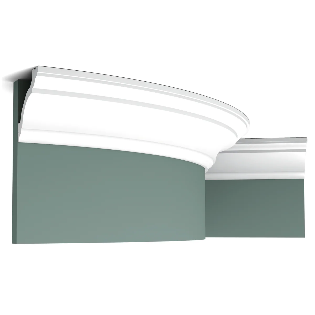 C213F Flexible Corniche plafond Orac Decor- 8x8x200cm (h x p x L) - moulure décorative polyuréthane - Image 2