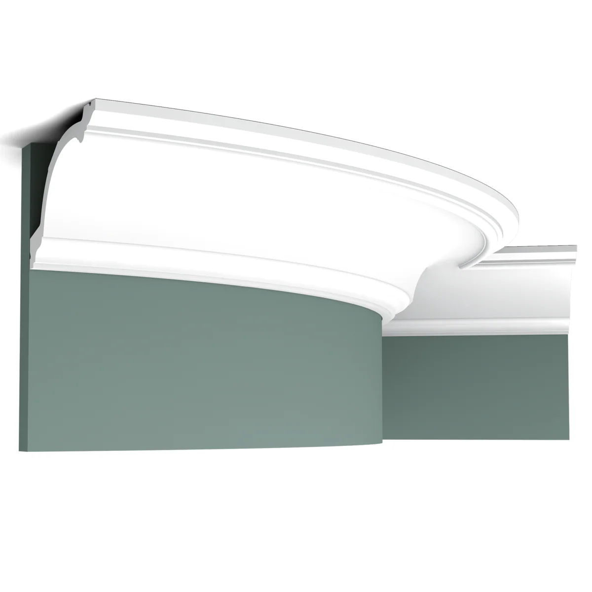 C217F Flexible Corniche plafond Orac Decor - 10,5x15,5x200cm (h x p x L) - moulure décorative polyuréthane - Image 3