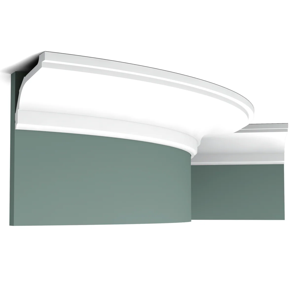 C220F Flexible Corniche plafond Orac Decor - 7,5x11,5x200cm (h x p x L) - moulure décorative polyuréthane - Image 2