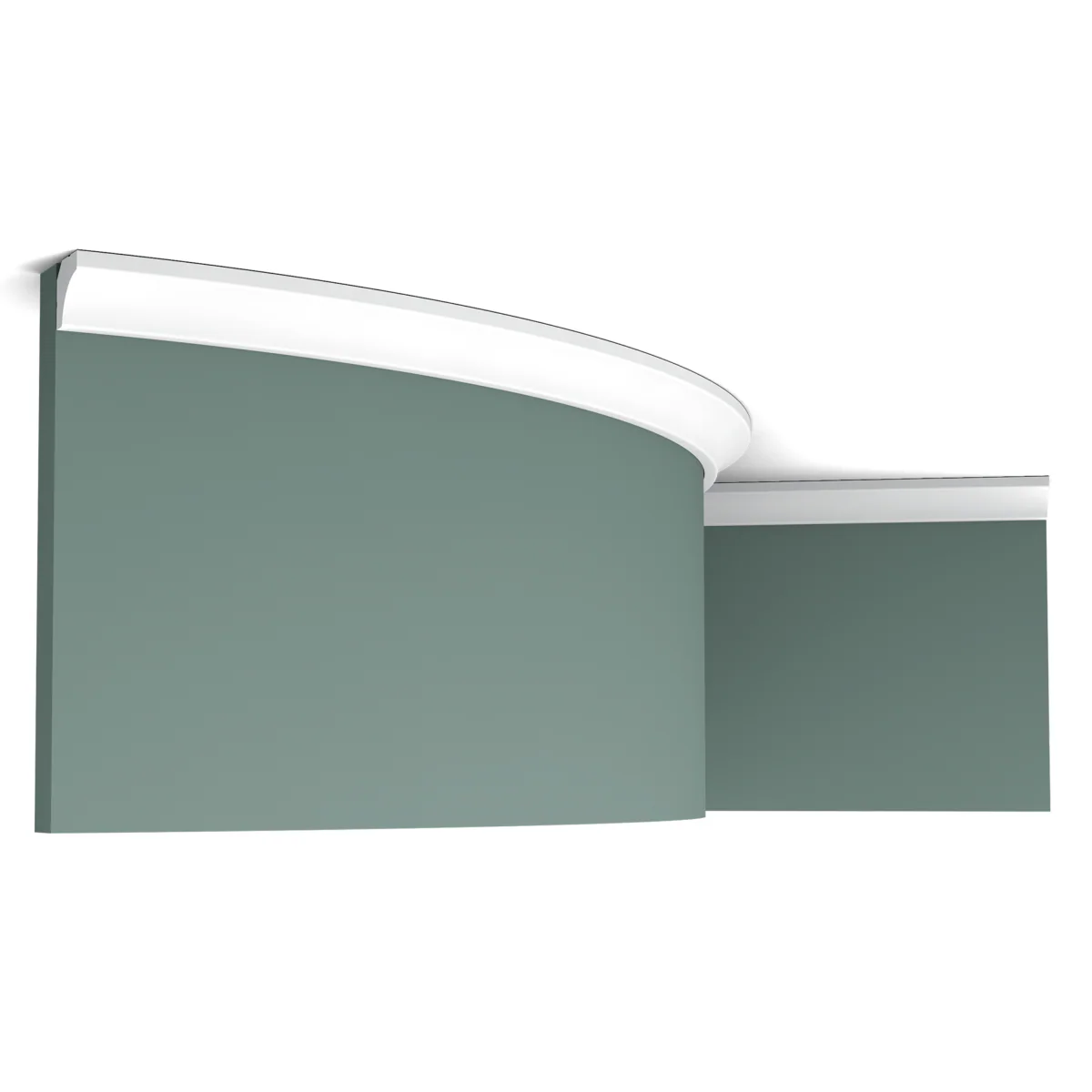 C250F Flexible Corniche plafond Orac Decor - 200x1,5x1,5 cm (h x p x L) - moulure décorative polyuréthane - Image 2