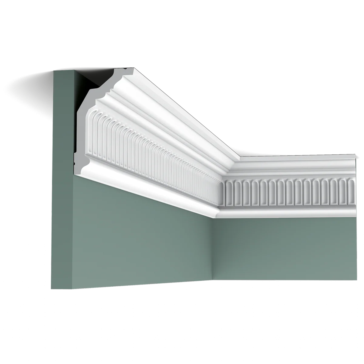 C304 Corniche plafond Orac Decor - 12x7x200cm (h x p x L) - moulure décorative polyuréthane - Image 2