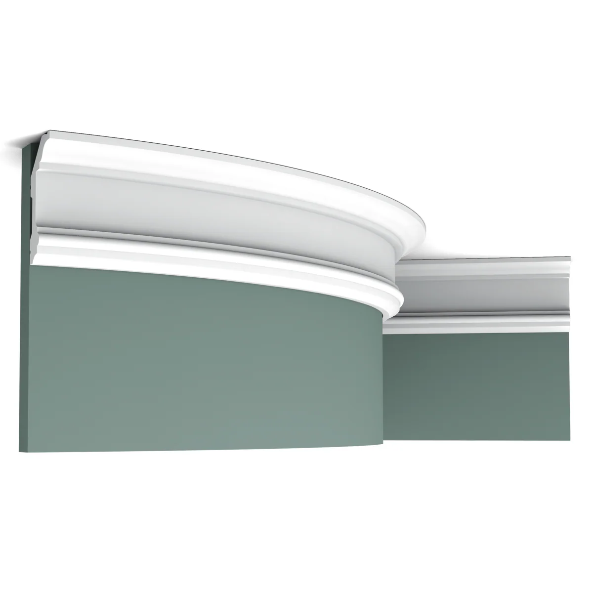 C321F Flexible Corniche plafond Orac Decor - 10x5x200cm (h x p x L) - moulure décorative polyuréthane - Image 3