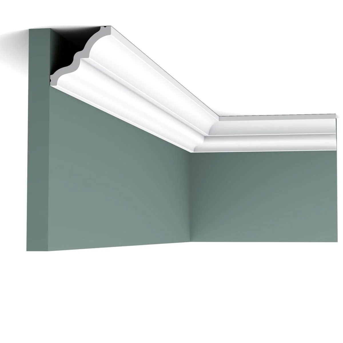 C325 MANOIR corniche plafond Orac Decor - 7,0x6,5x200cm (h x p x L) - moulure décorative polyuréthane - Image 4