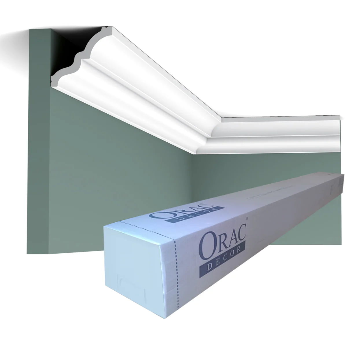 C325 MANOIR corniche plafond Orac Decor - 7,0x6,5x200cm (h x p x L) - moulure décorative polyuréthane - Image 5