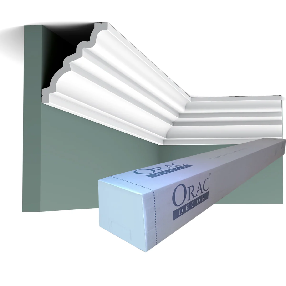 C326 MANOIR corniche plafond Orac Decor - 9,0x10,5x200cm (h x p x L) - moulure décorative polyuréthane - Image 4