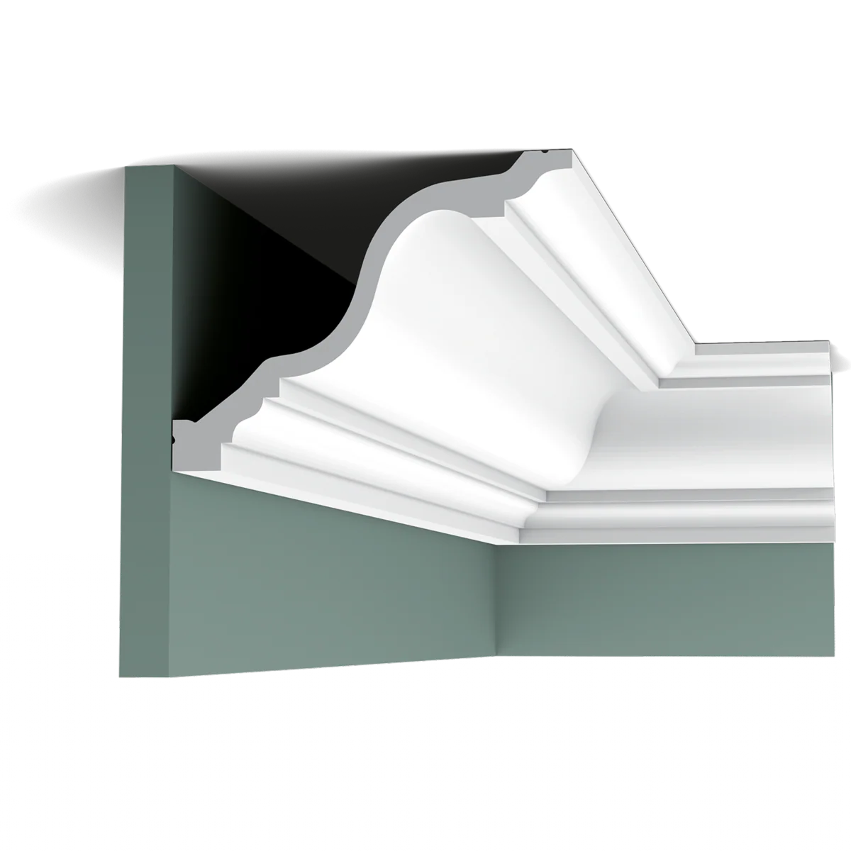 C334 Corniche plafond Orac Decor - 15x19,5x200cm (h x p x L) - moulure décorative polyuréthane - Image 8