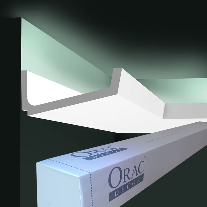 C352 Corniche Eclairage Indirect Polyuréthane Orac Decor Luxxus - 7,5x17cm (h x p) - Image 6