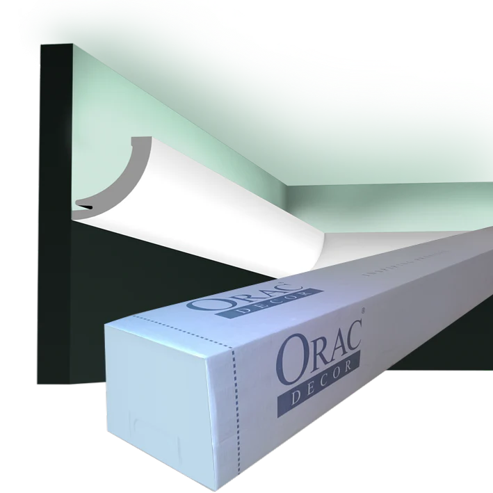 C362 Corniche plafond pour éclairage indirect Orac Decor - 5x5x200cm (h x p x L) - moulure décorative polyuréthane - Image 6