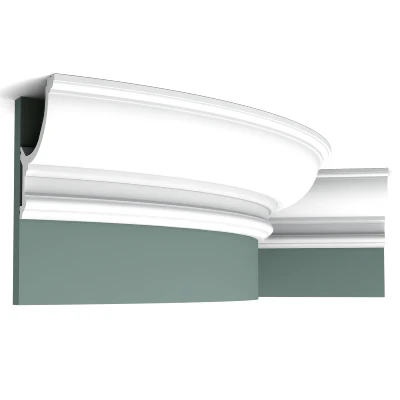 C901 Corniche plafond pour éclairage indirect Orac Decor - 14,8x12,4x200cm (h x p x L) - moulure décorative polyuréthane - Image 10