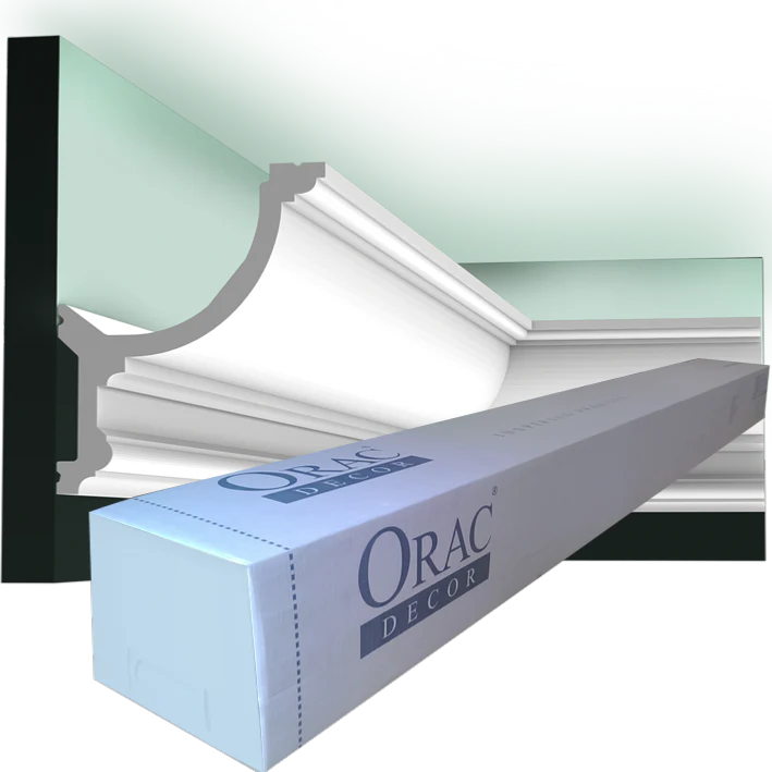 C901 Corniche plafond pour éclairage indirect Orac Decor - 14,8x12,4x200cm (h x p x L) - moulure décorative polyuréthane - Image 8