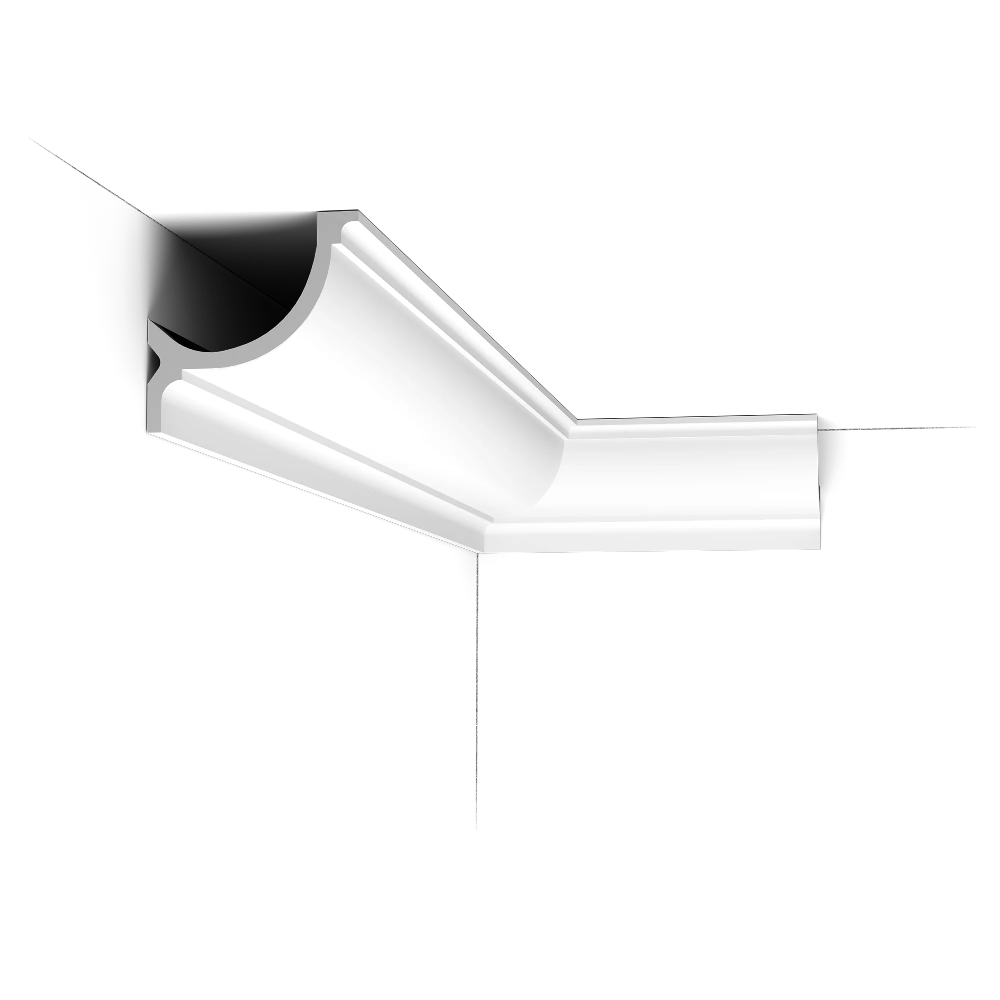 C902 Corniche plafond pour éclairage indirect Orac Decor - 10x10x200cm (h x p x L) - moulure décorative polyuréthane - Image 4