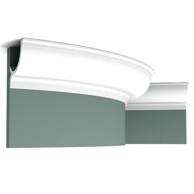 C902 Corniche plafond pour éclairage indirect Orac Decor - 10x10x200cm (h x p x L) - moulure décorative polyuréthane - Image 8