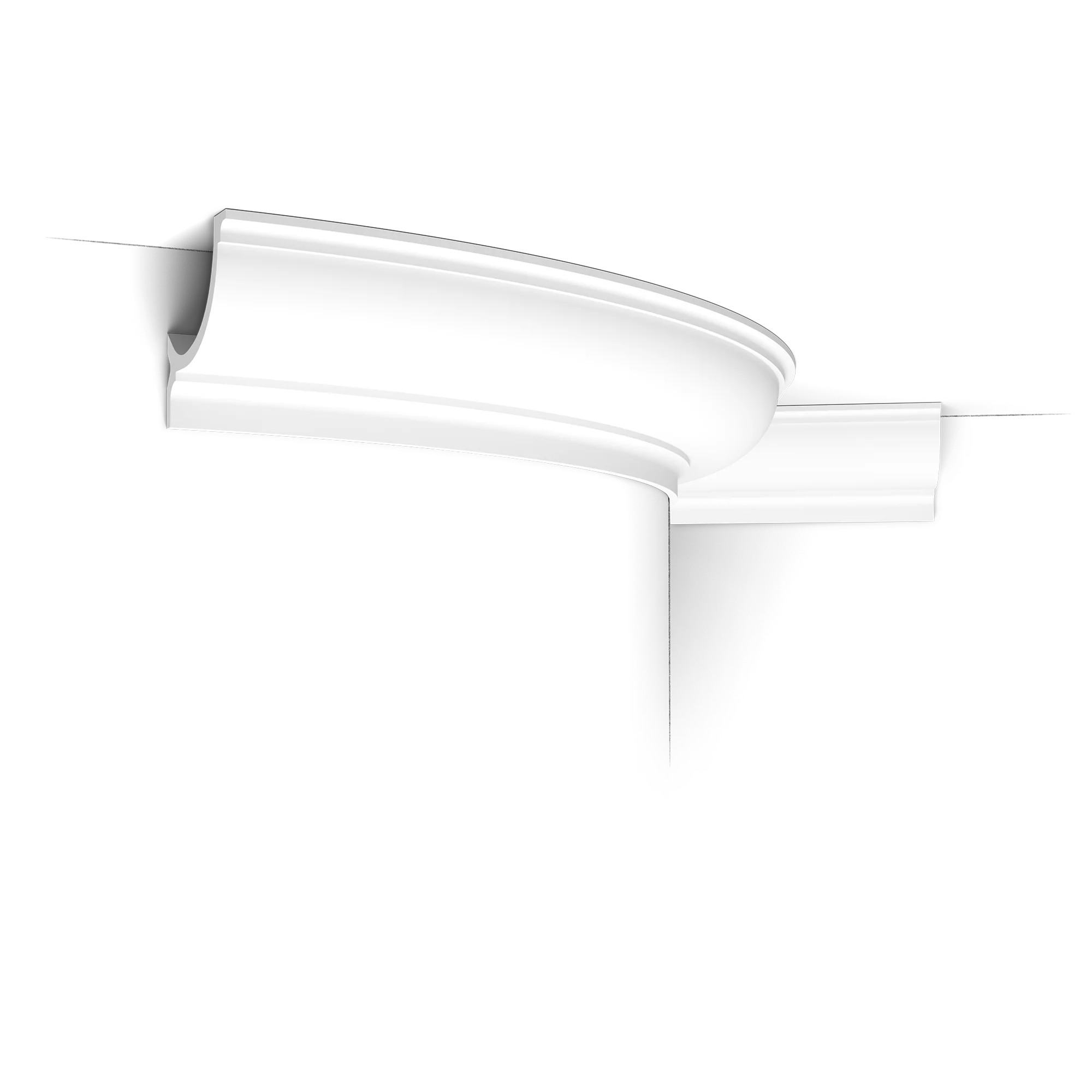 C902F Flexible Corniche plafond pour éclairage indirect Orac Decor - 10x10x200cm (h x p x L) - moulure décorative polyuréthane - Image 3