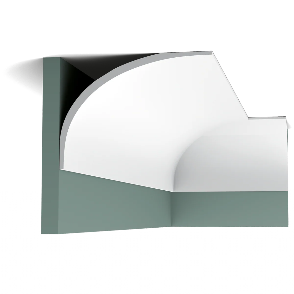C990 INFINITY Corniche plafond Orac Decor - 16x21.5x200cm (h x p x L) - moulure décorative polyuréthane - Image 8