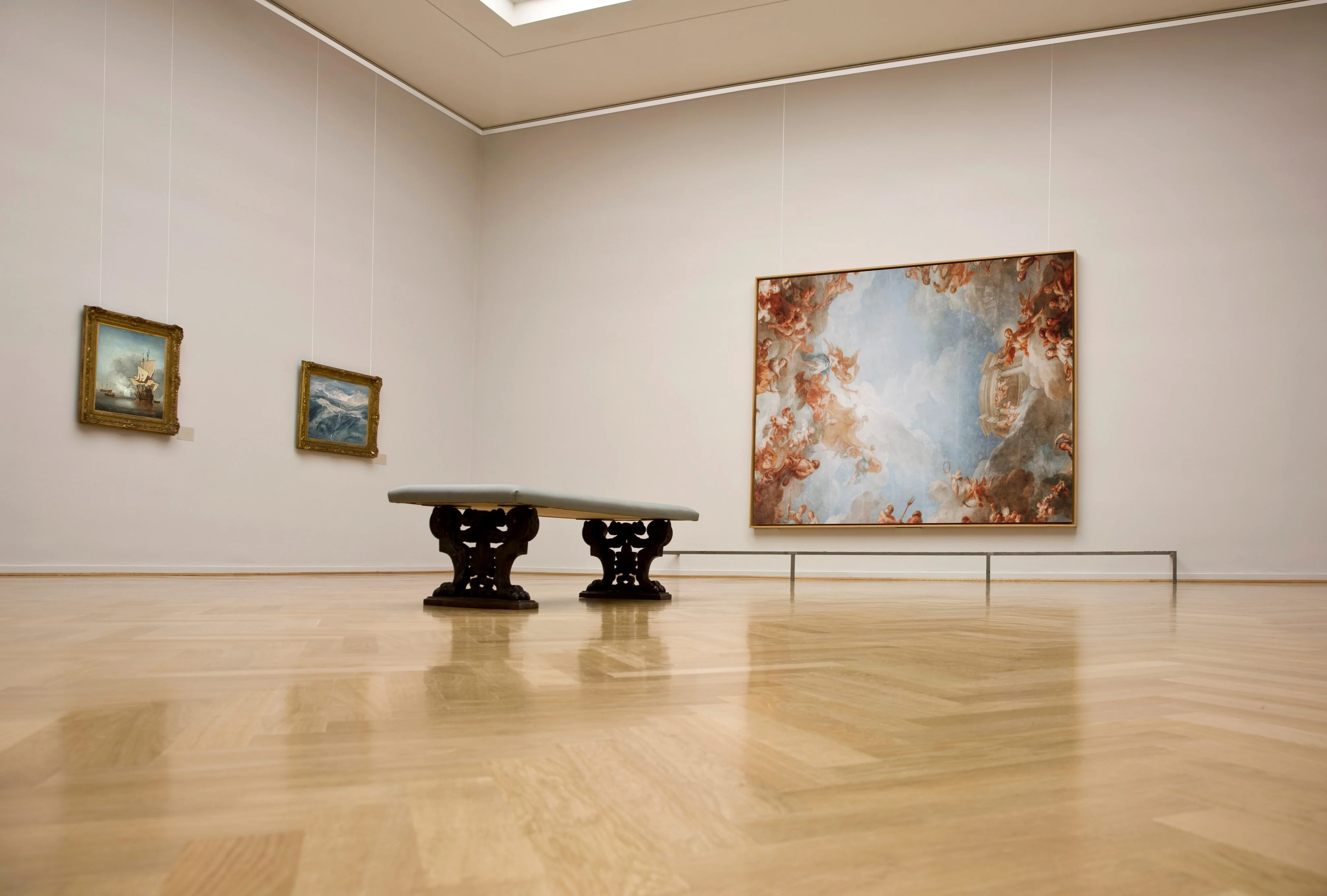 Cimaise Museum Line R70 200 cm blanc - Cimaise tableau Newly - Image 9