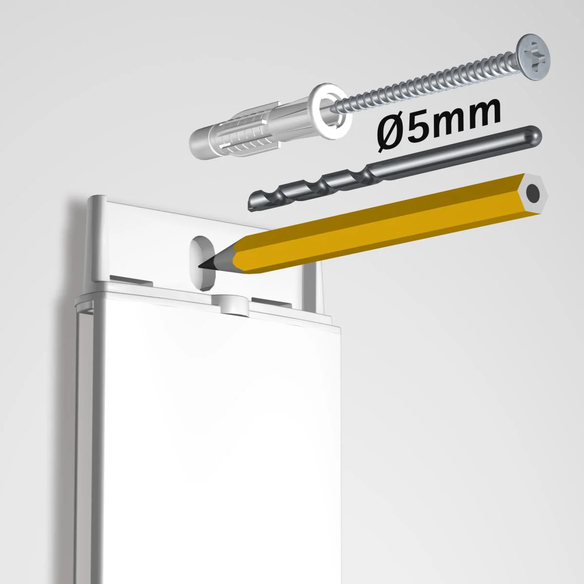 Card Rail pour suspendre photo, dessin, feuilles de présentation - Artiteq - Image 4