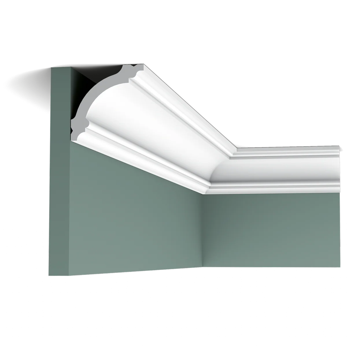 CB511 Corniche plafond Orac Decor - 6,7x6,7x200cm (h x p x L) - moulure décorative polystyrène - Image 3