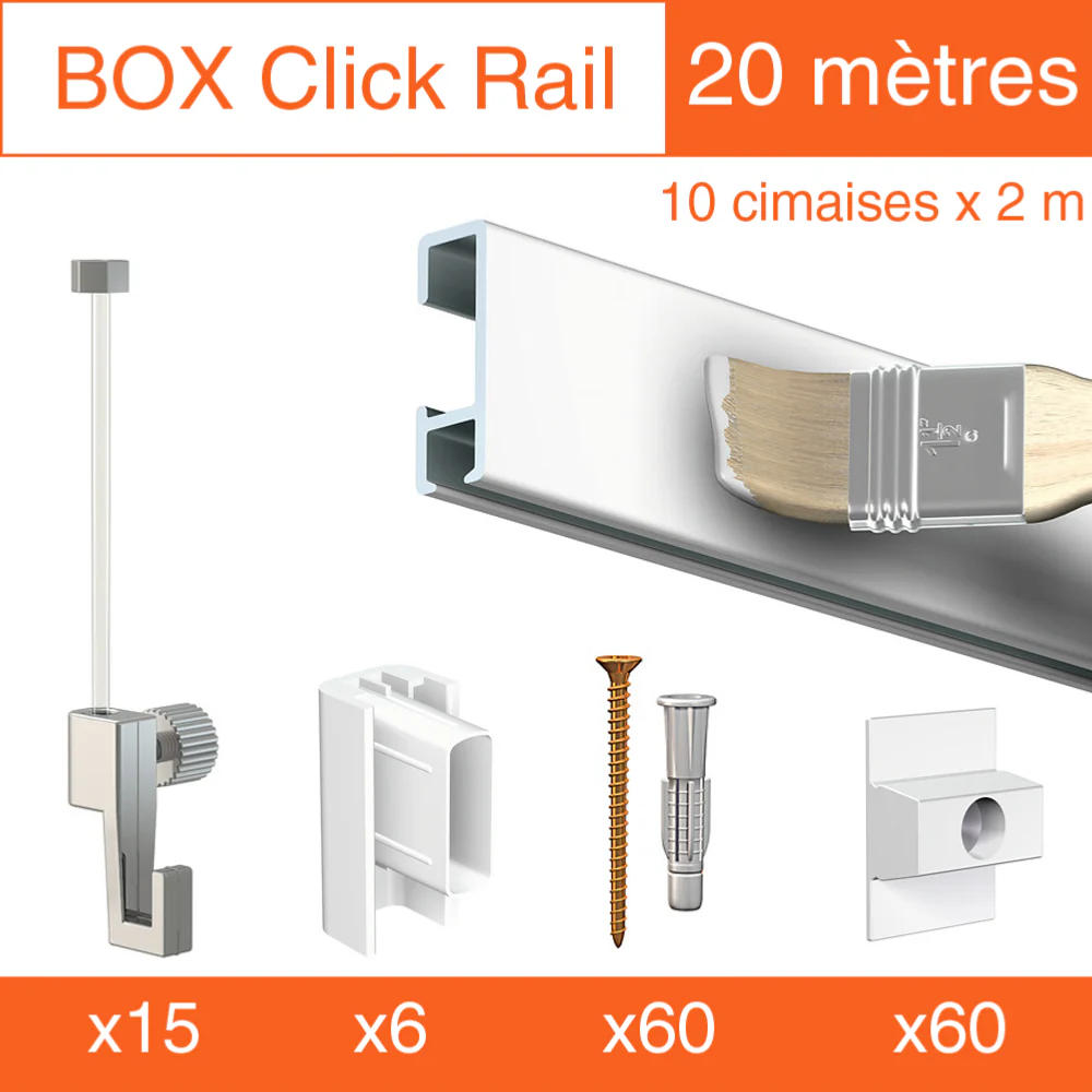 Cimaise Box Artiteq Click ÉCO - Kit accrochage tableau - Image 12