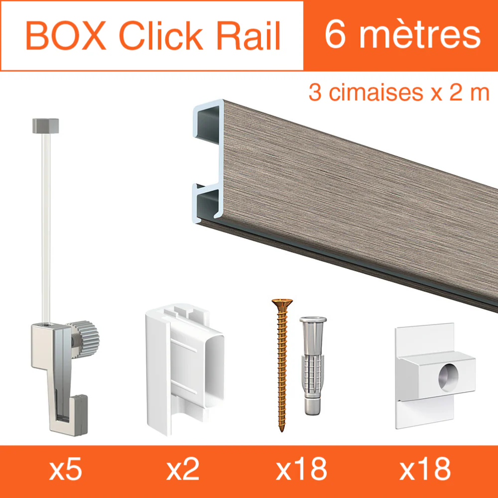 Cimaise Box Artiteq Click ÉCO - Kit accrochage tableau - Image 8