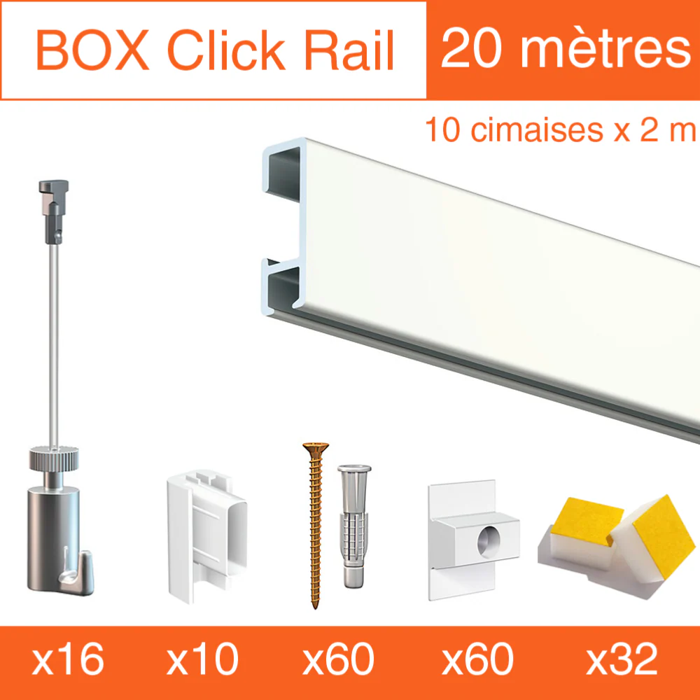 Cimaise Box Artiteq Click PREMIUM - Kit accrochage tableau - Image 10