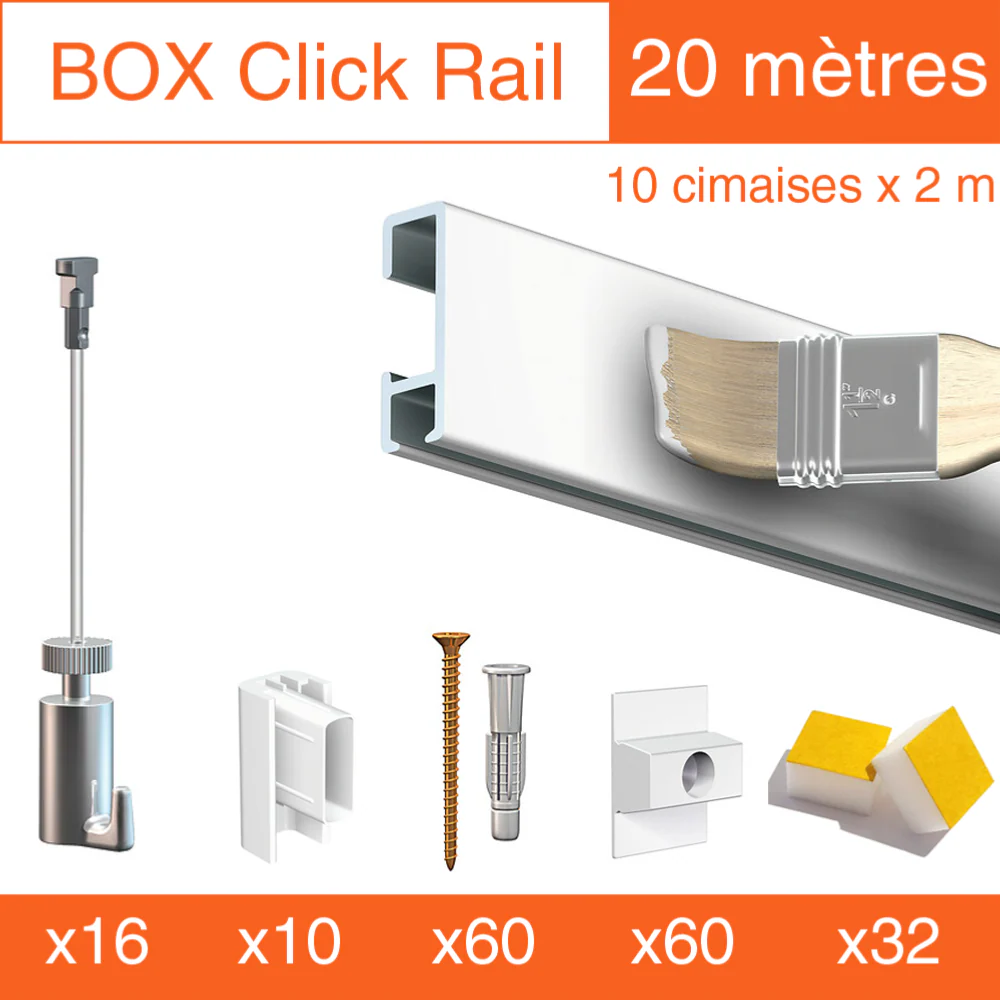 Cimaise Box Artiteq Click PREMIUM - Kit accrochage tableau - Image 12