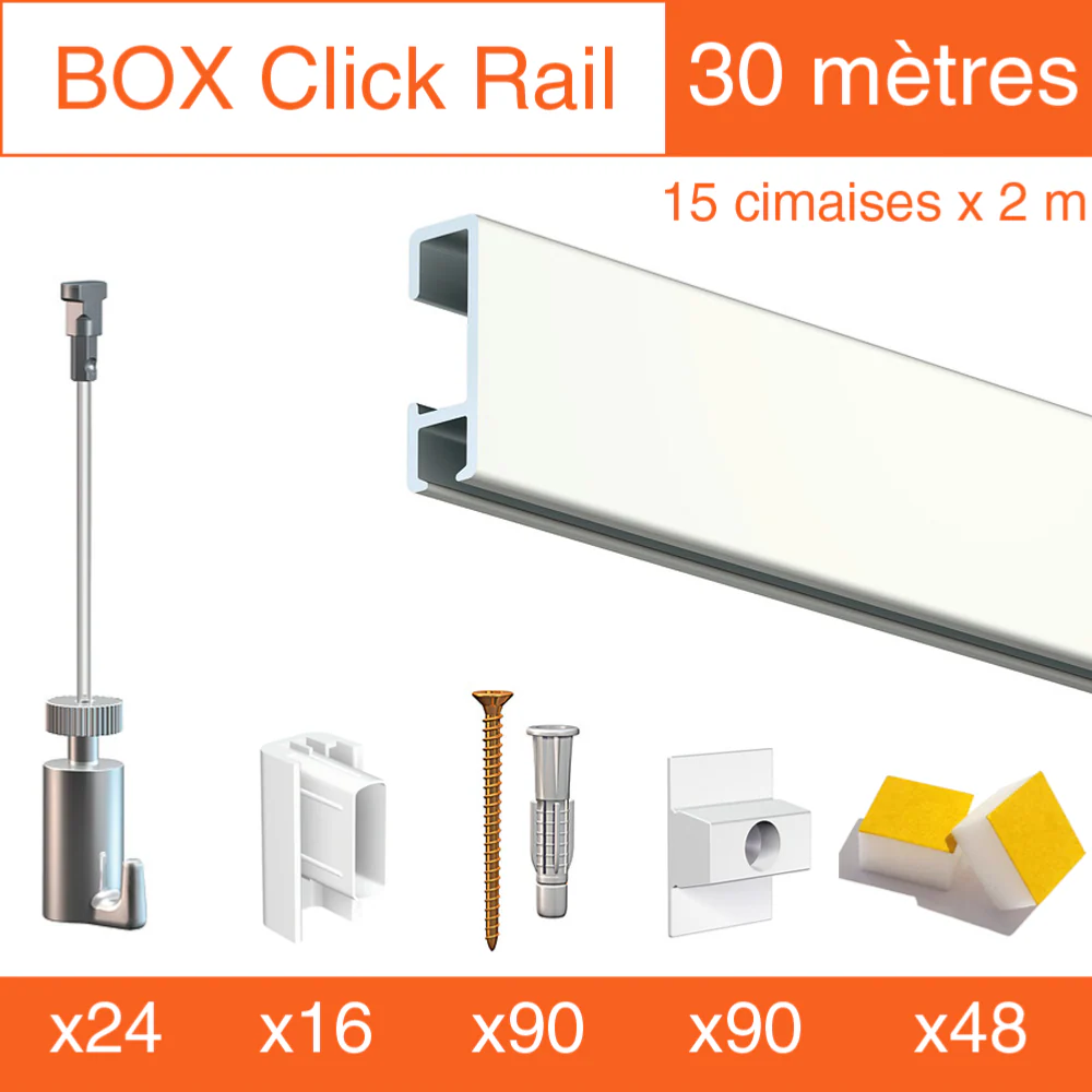 Cimaise Box Artiteq Click PREMIUM - Kit accrochage tableau - Image 13