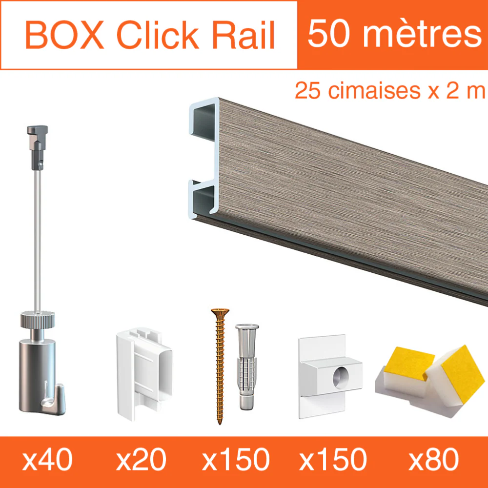 Cimaise Box Artiteq Click PREMIUM - Kit accrochage tableau - Image 21