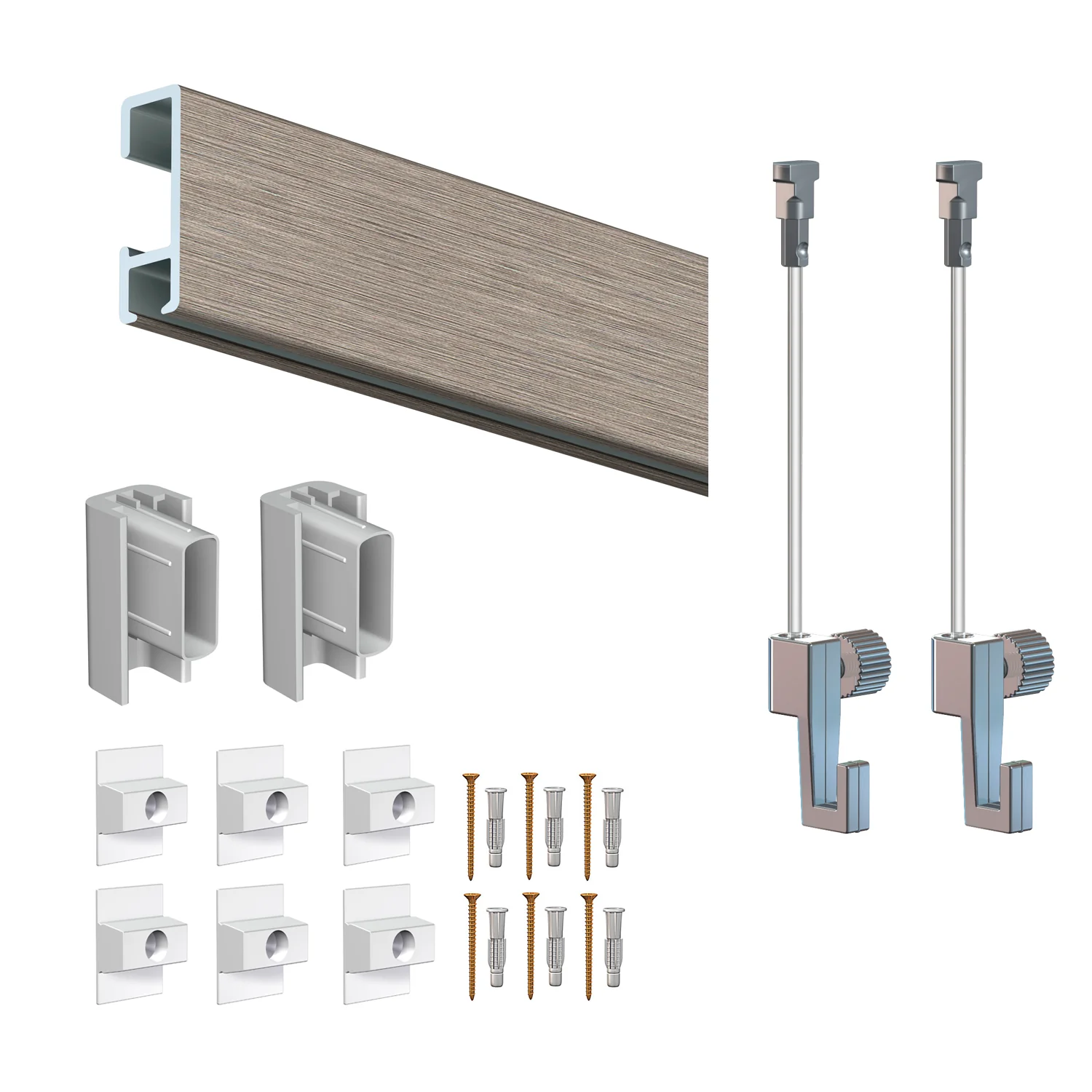 Cimaise Box ÉCO Click Rail 200 cm - Kit tout en un - Image 12