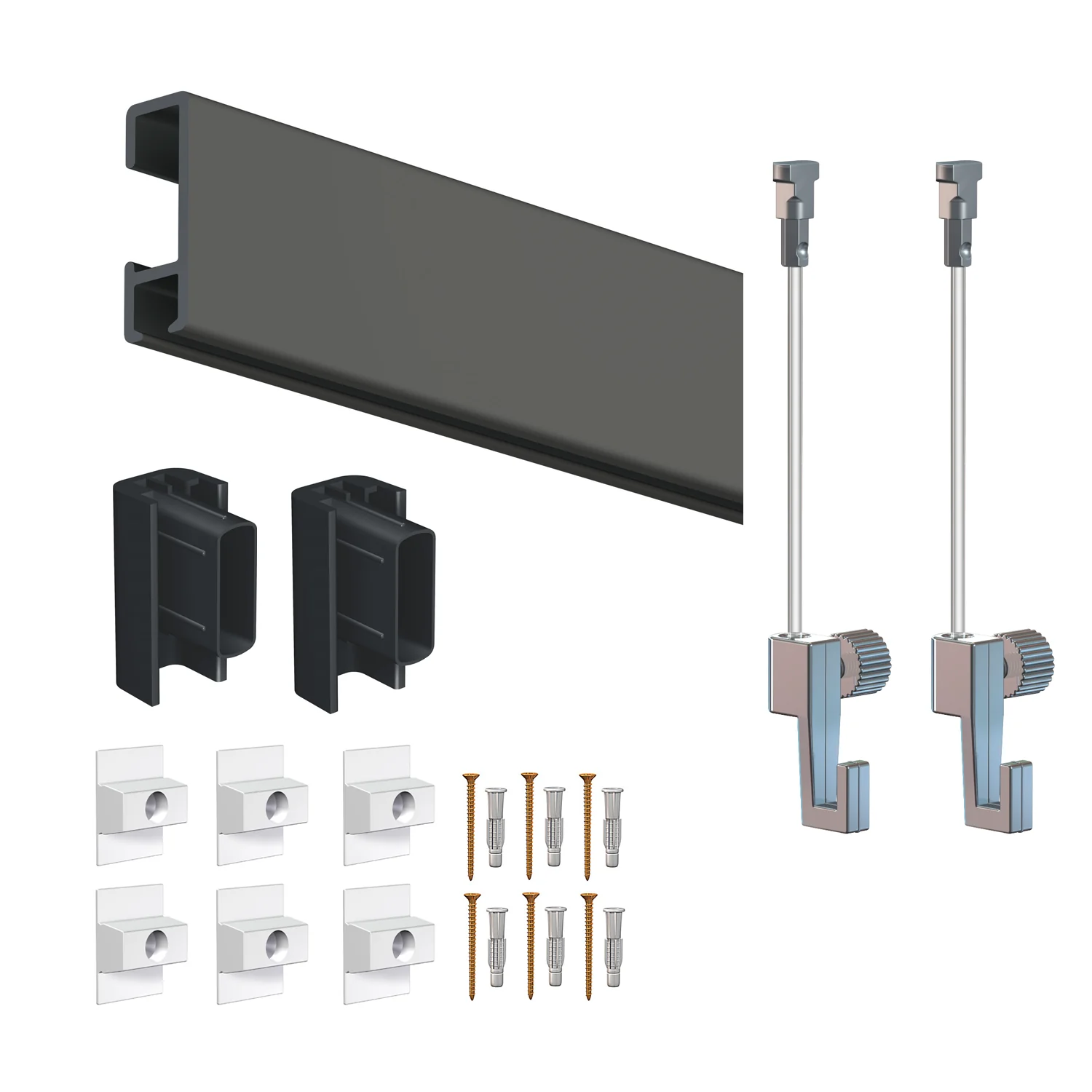 Cimaise Box ÉCO Click Rail 200 cm - Kit tout en un - Image 13