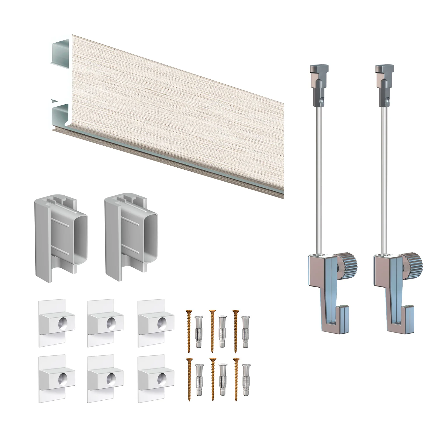 Cimaise Box ÉCO Click Rail 200 cm - Kit tout en un - Image 4