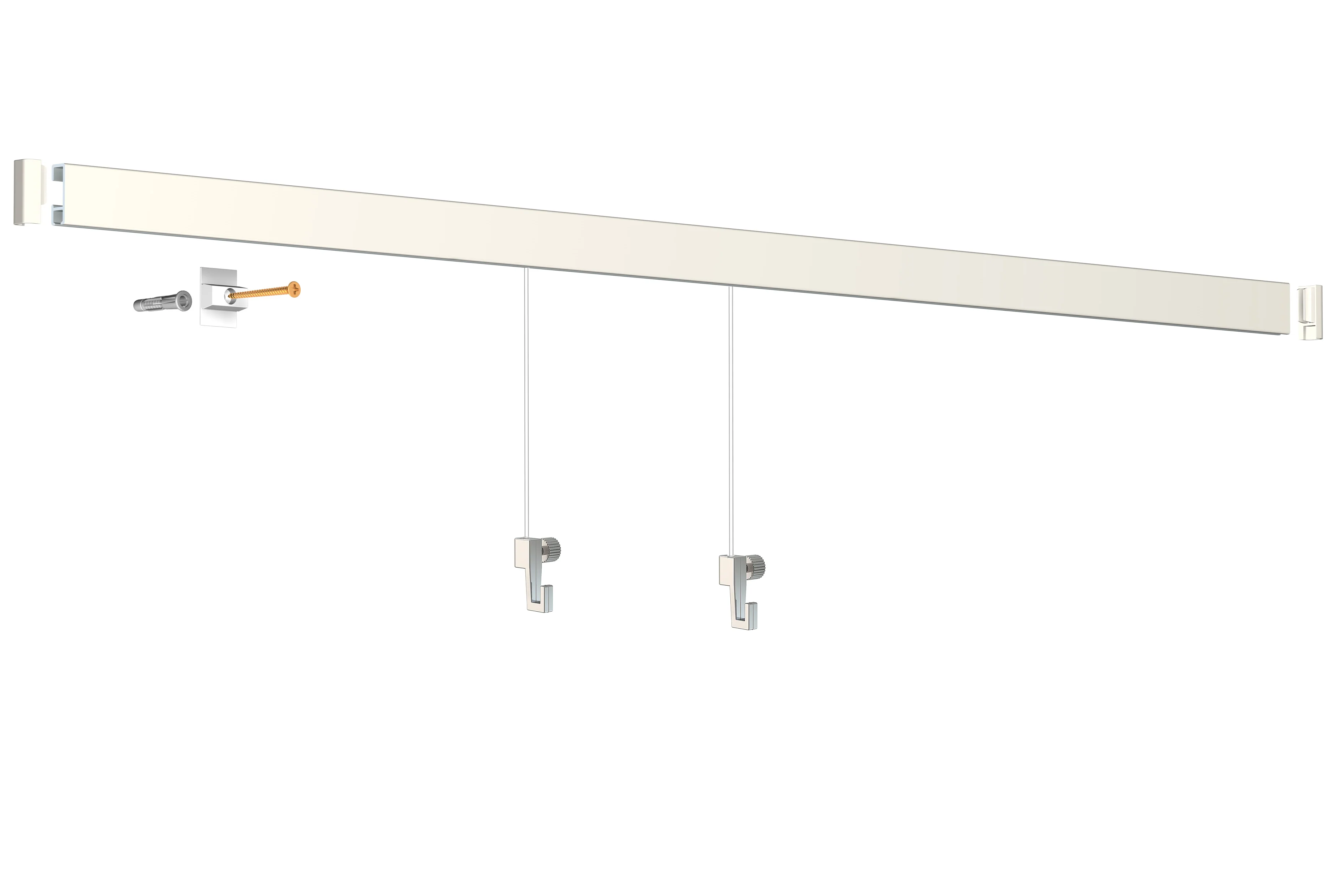 Cimaise Box ÉCO Click Rail 200 cm - Kit tout en un - Image 8