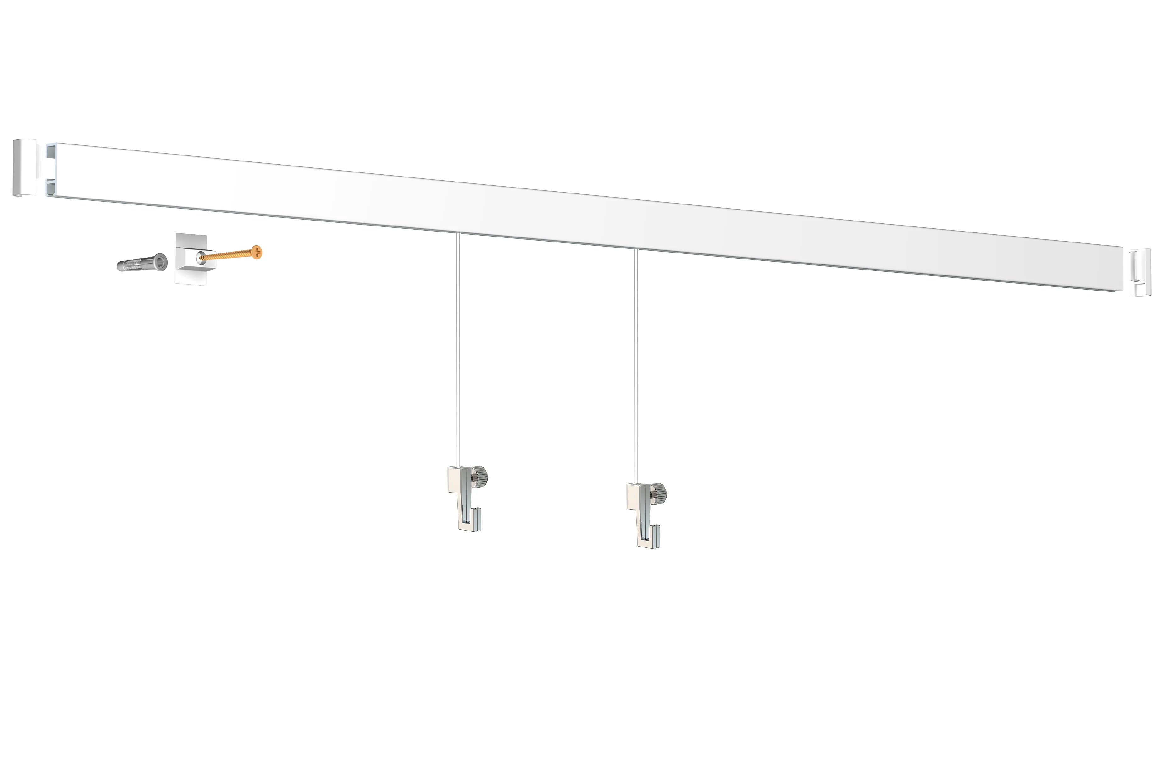 Cimaise Box ÉCO Click Rail 200 cm - Kit tout en un - Image 9