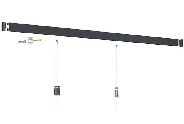 Cimaise Box PREMIUM Click Rail 200 cm - Kit tout en un - Image 6