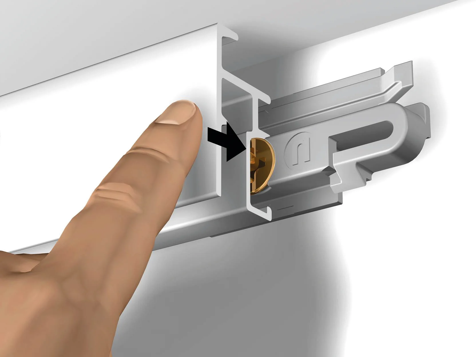 Cimaise Click+ Rail R20 200cm - Cimaise Tableau Newly - Image 4