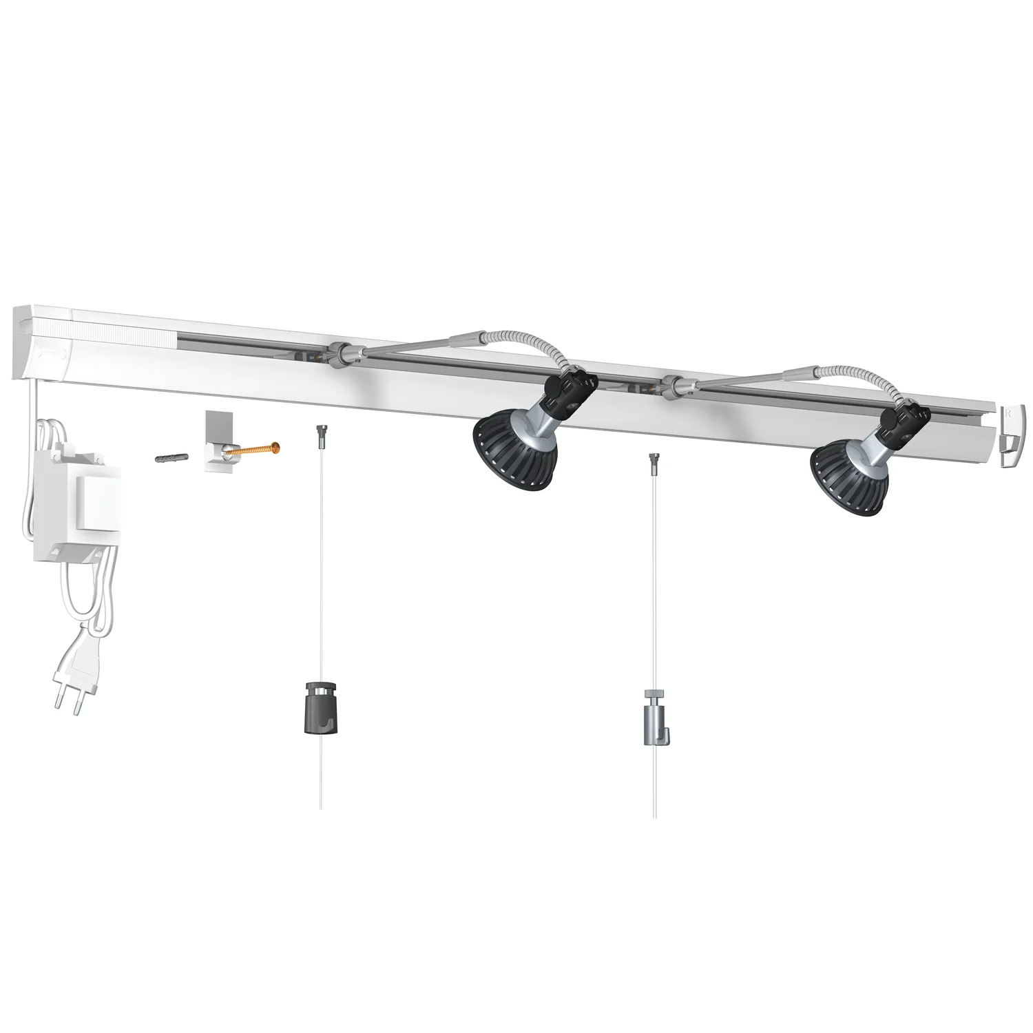 Cimaise Combi Pro-Light Rail 200 cm + jeu de fixations - Cimaise Tableau Artiteq - Image 3