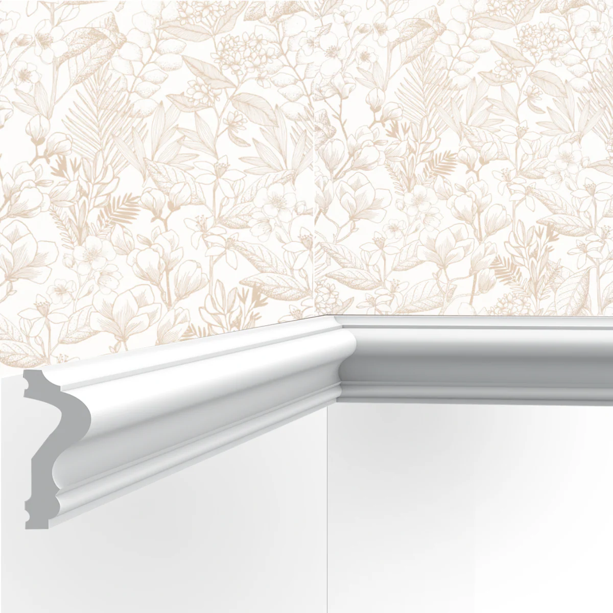 Cimaise / Moulure  Cimaises et Plus M02- 6x2,5x200cm (h x p x L) - moulure décorative polyuréthane - Image 2