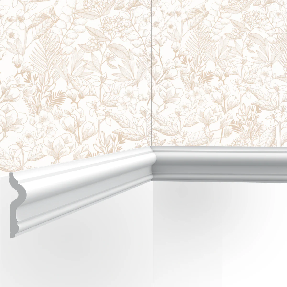 Cimaise / moulure murale M07 Cimaises et plus - 7,5x2,0x200cm (h x p x L) - moulure décorative polymère - Image 3