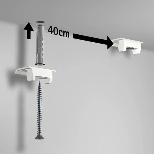 Cimaise Plafond Click Up Rail 200cm - Cimaise Tableau Artiteq - Image 5