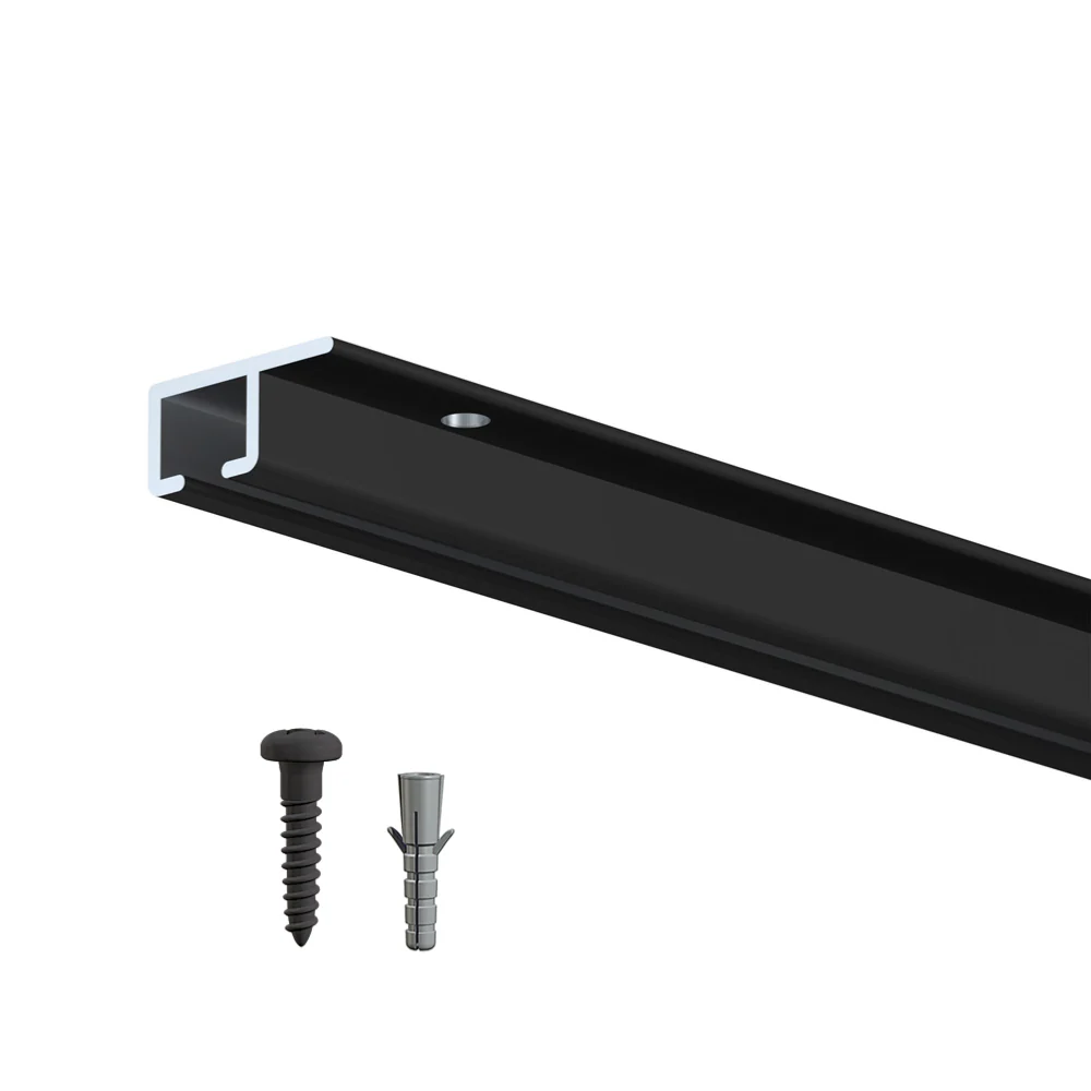 Cimaise Plafond Top Rail 200 cm + vis et chevilles - Cimaise Tableau pour plafond Artiteq - Image 4