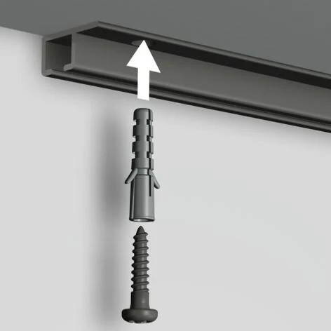 Cimaise Plafond Top Rail 200cm - Cimaise Tableau pour plafond Artiteq - Image 10