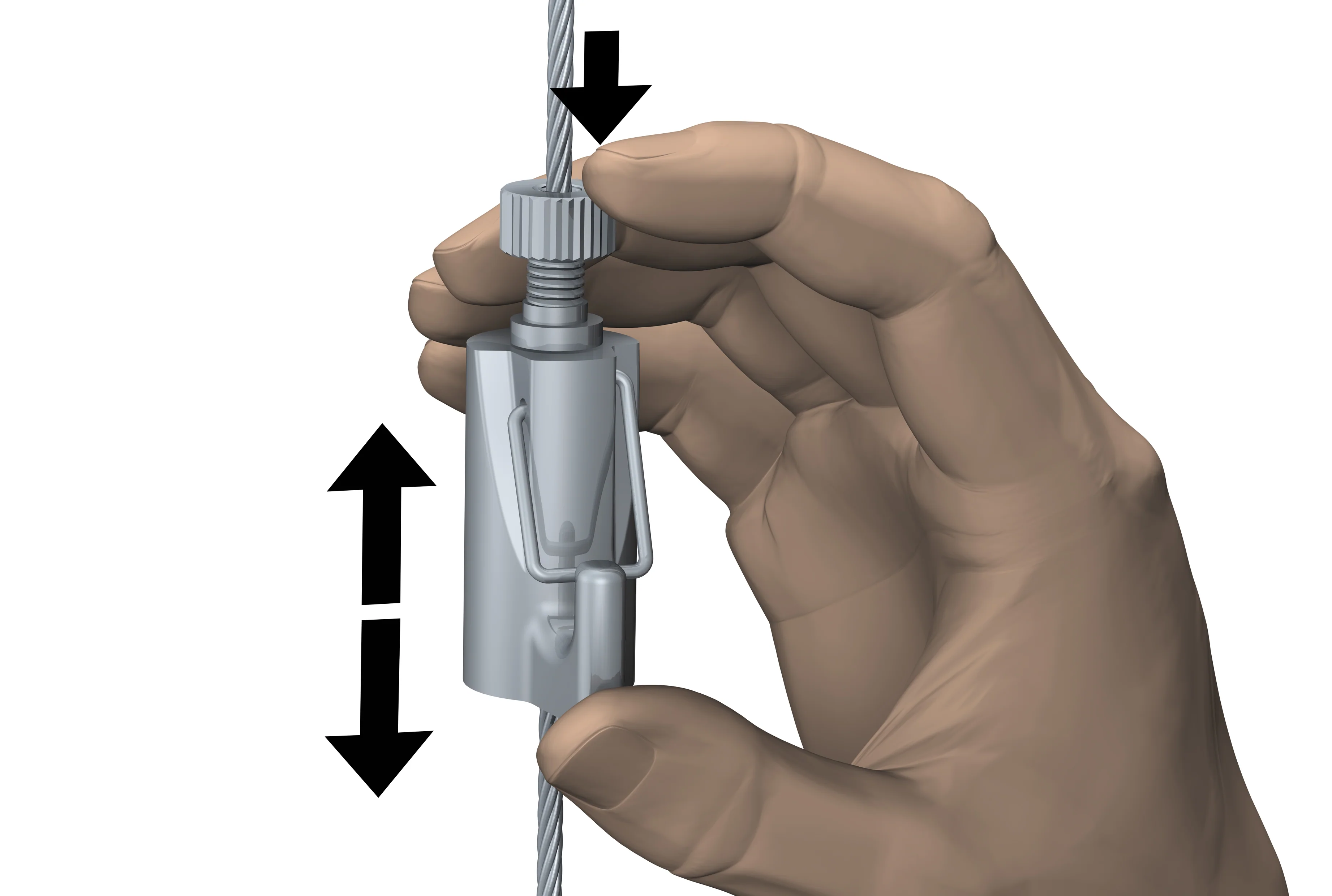 Crochet Auto Grip Lock 1,2 - 1,8 mm / 15 - 40 kg - Track & Slide - Image 4