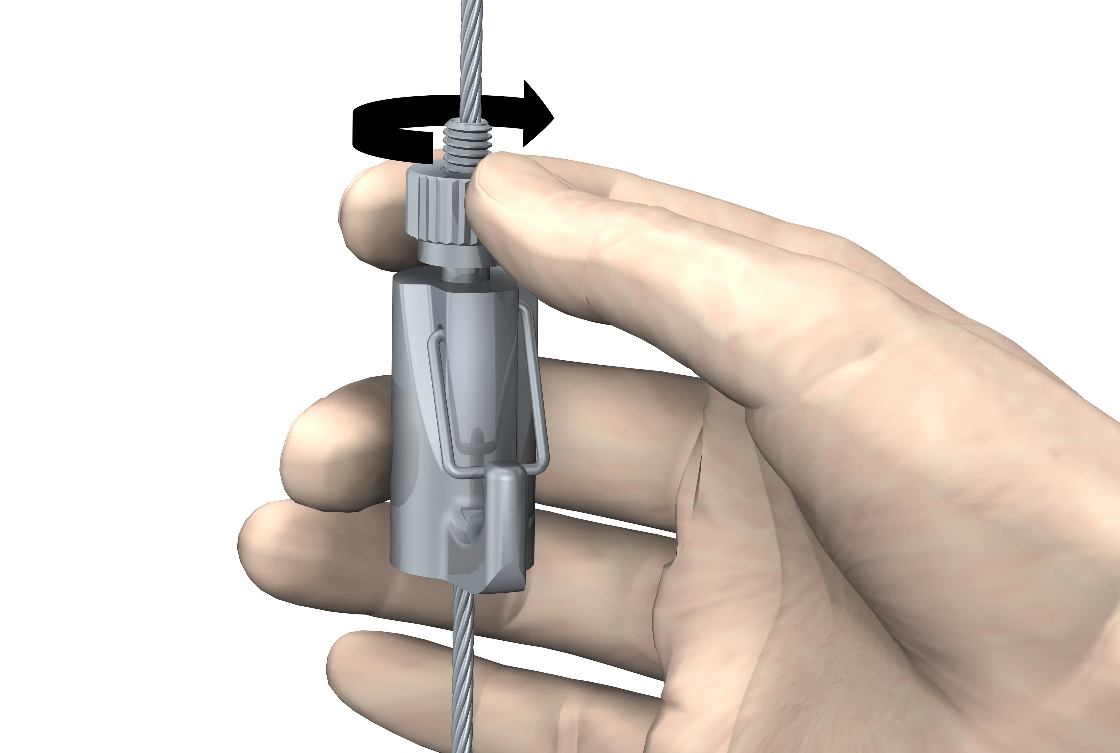 Crochet Auto Grip Lock 1,2 - 1,8 mm / 15 - 40 kg - Track & Slide - Image 5