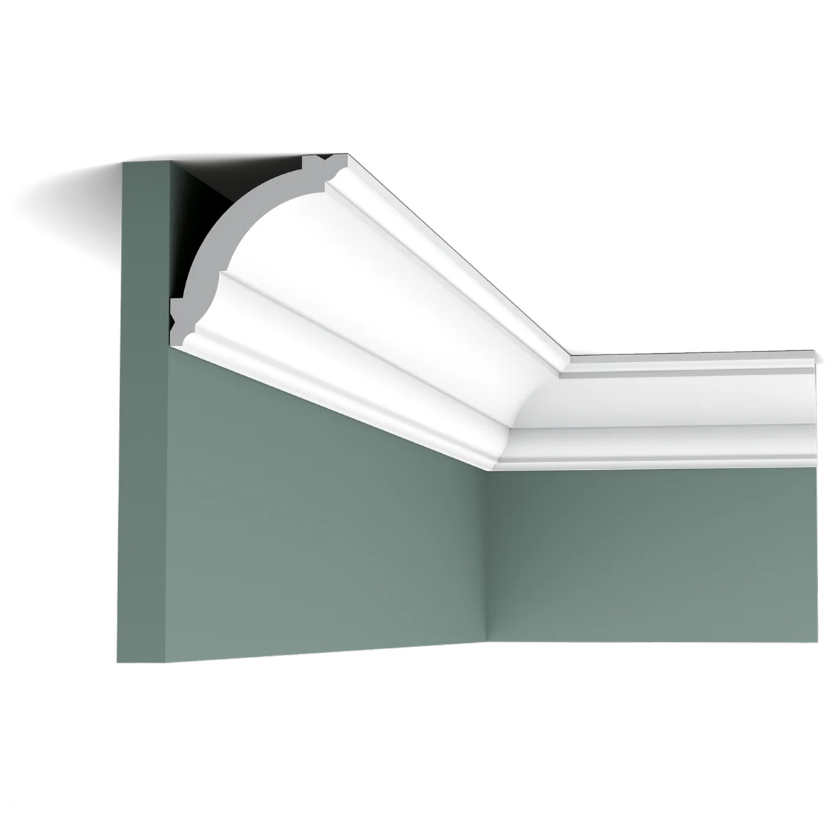 CX100 Corniche plafond Orac Decor - 7x7x200cm (h x p x L) - moulure décorative polymère - Image 5