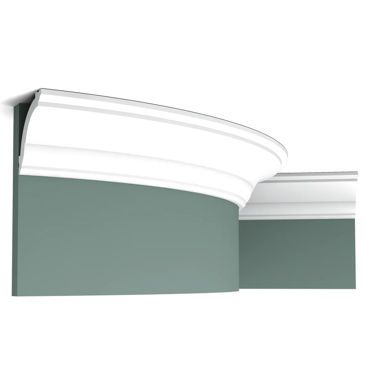 CX100F Flexible Corniche plafond Orac Decor - 7x7x200cm (h x p x L) - moulure décorative polymère - Image 3