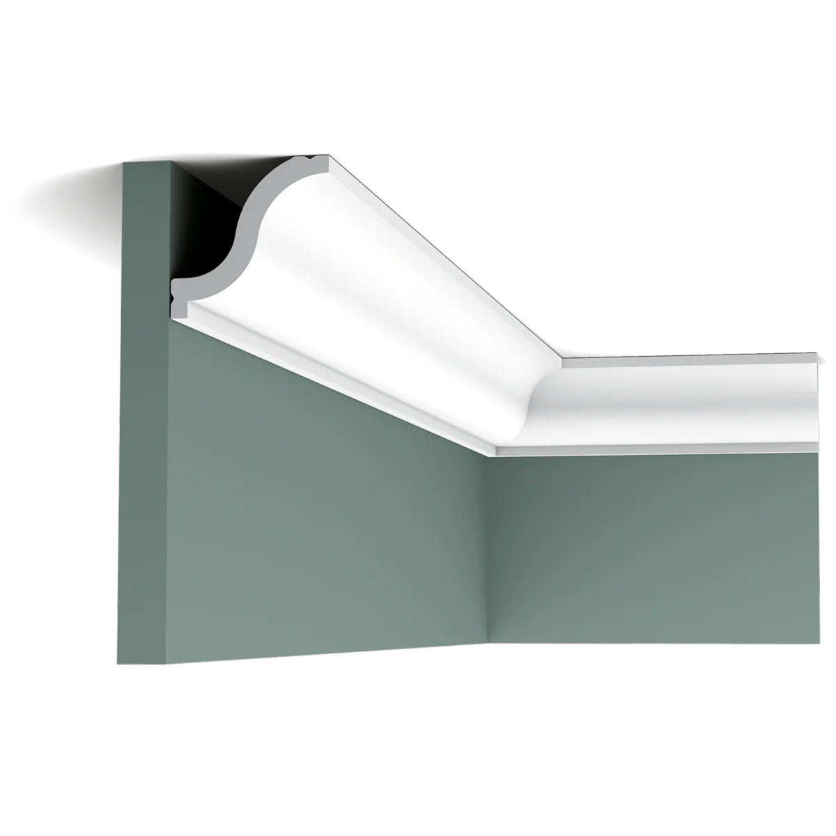 CX108 Corniche plafond Orac Decor - 5,5x5,5x200cm (h x p x L) - moulure décorative polymère - Image 2