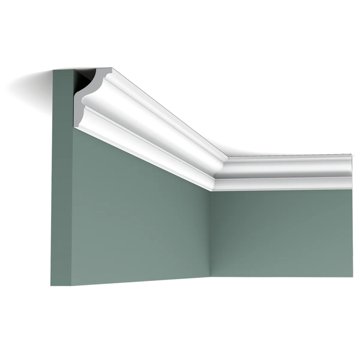 CX148 Corniche plafond Orac Decor - 4,5x3x200cm (h x p x L) - moulure décorative polymère - Image 4