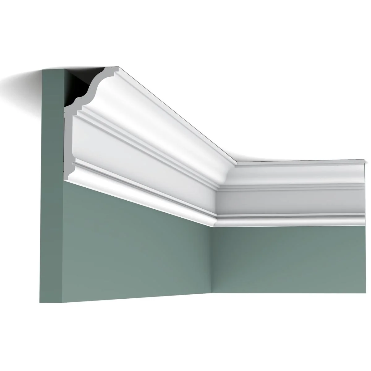 CX192 Corniche plafond Orac Decor Axxent - 12x6x200cm (h x p x l) - moulure décorative - Image 4