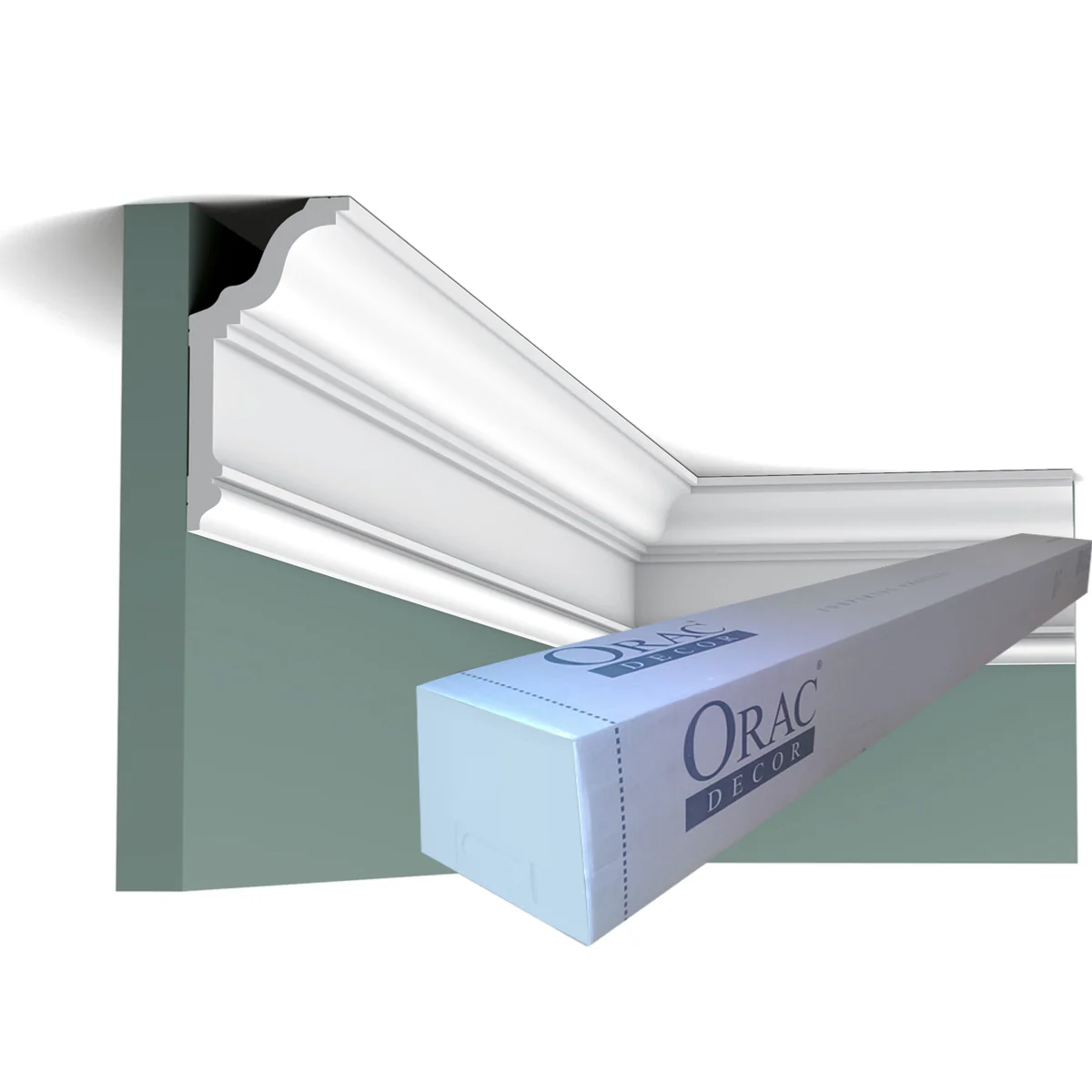 CX192 Corniche plafond Orac Decor Axxent - 12x6x200cm (h x p x l) - moulure décorative - Image 5
