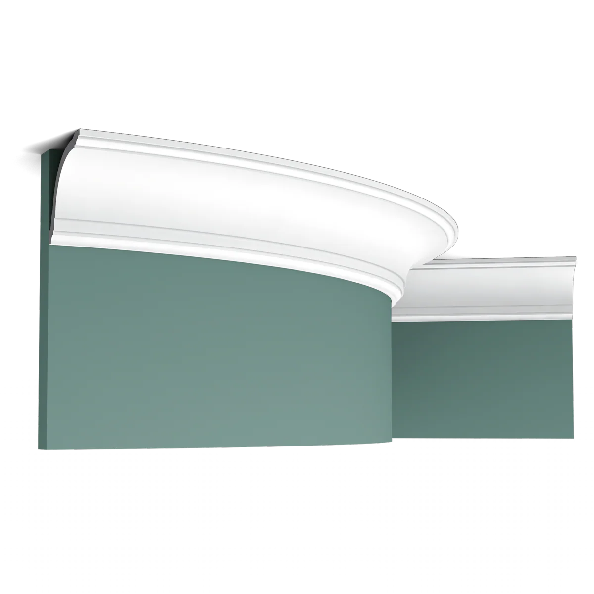 CX199F Flexible Corniche plafond Orac Decor - 8x8x200cm (h x p x L) - corniche décorative polymère - Image 2